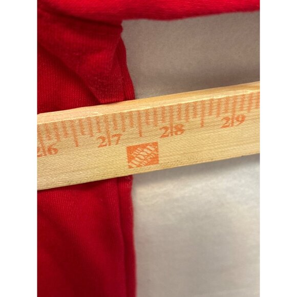 Stadium Athletics Wisconsin Badgers Hoodie 2X Red & White Cotton Blend - Picture 4 of 9